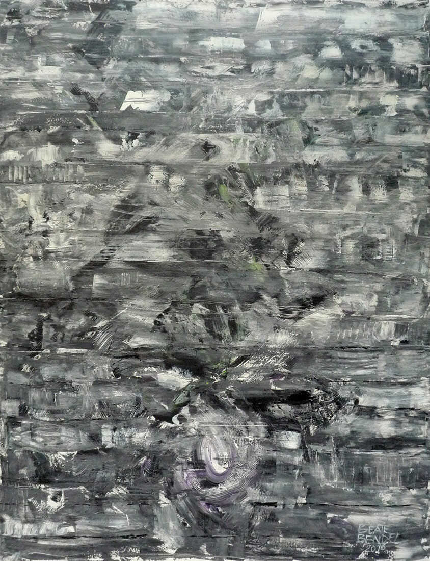 Thousand Shades of Grey, abstrakte Malerei
